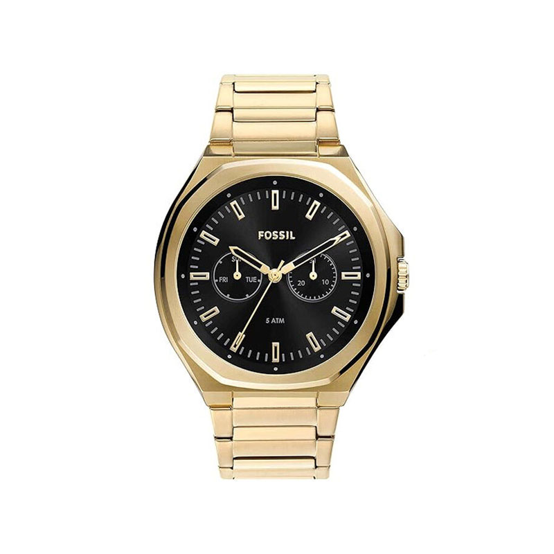 Fossil Evanston Multifunction Gold Tone Mens Watch BQ2611 Price In