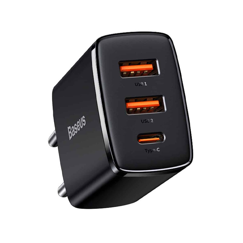 Baseus Compact Quick Charger 2U+C 30W EU