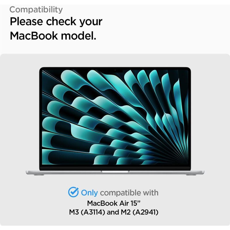 Spigen Thin Fit Case for MacBook Air 15"(M4/M3/M2/M1)
