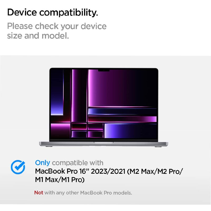 Spigen Thin Fit Case for MacBook Pro 16" (M4/M3/M2/M1)