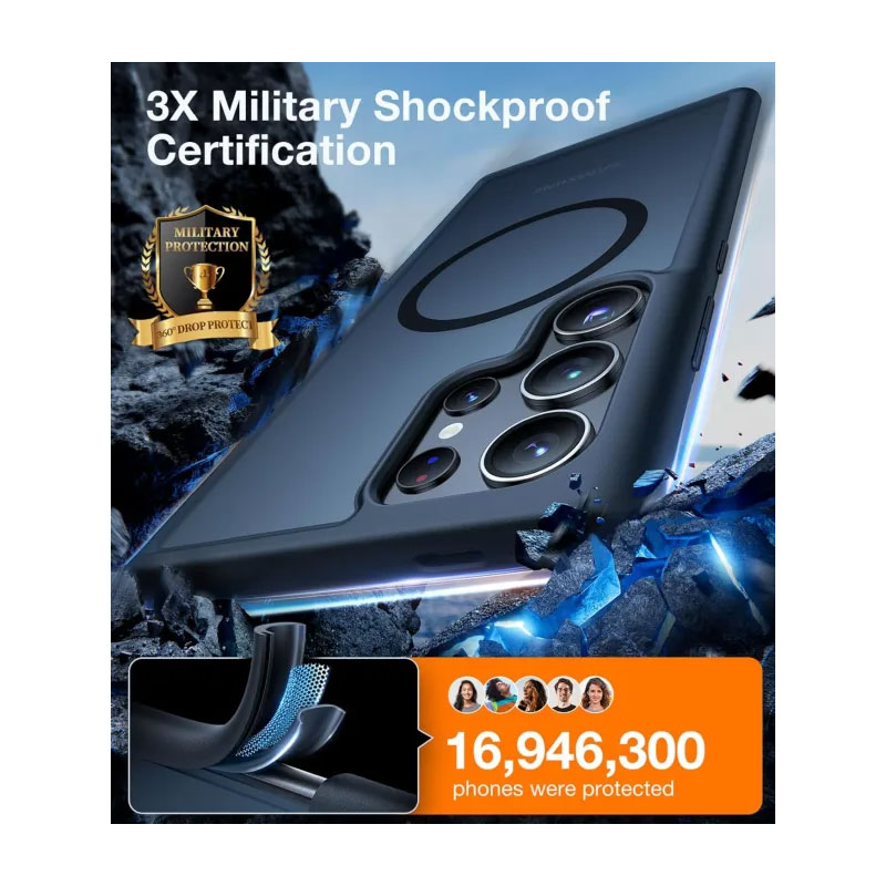 Torras Guardian Magnetic Series Case for Galaxy S24 Ultra