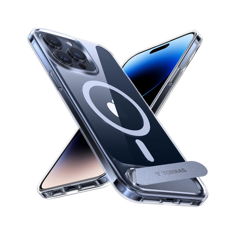 Torras Upro Pstand Series Case for iPhone 15 Pro Max