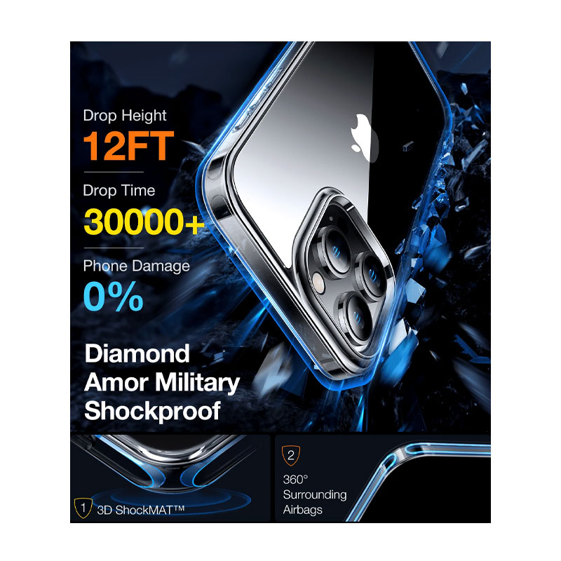 TORRAS Diamond Series	Case for iPhone 15 Pro Max