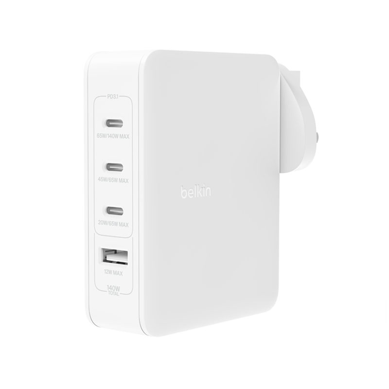Belkin BoostCharge Pro 140W 4-Port GaN Wall Charger	