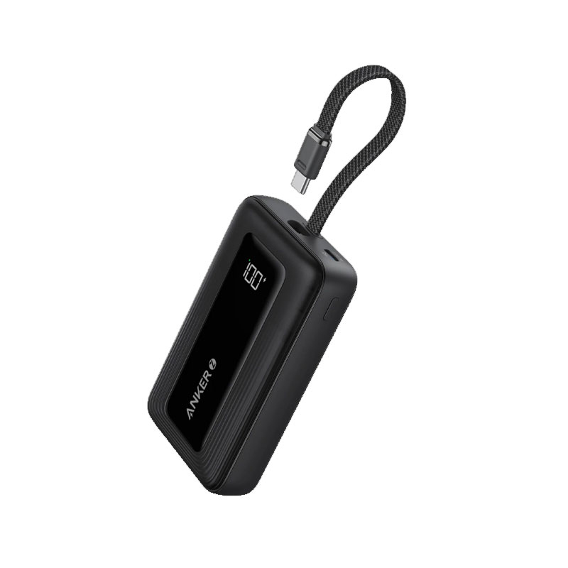 Anker Zolo 30w 10000mAh Power Bank Built-In USB-C Cable