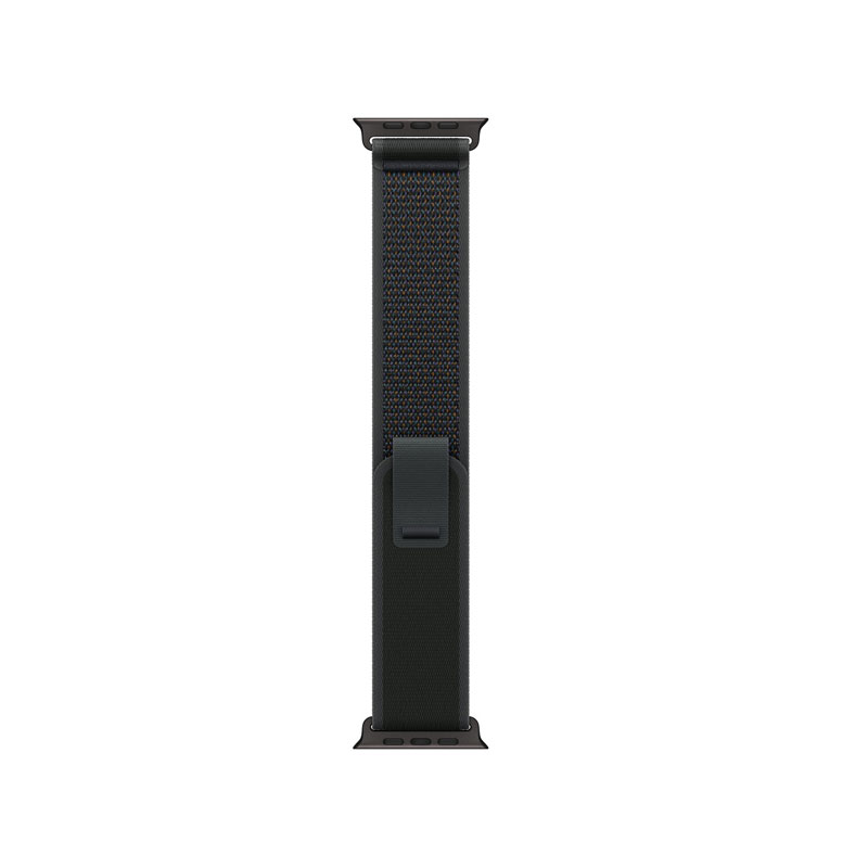 Apple 49mm Trail Loop Black Titanium Finish Watch Strap M/L