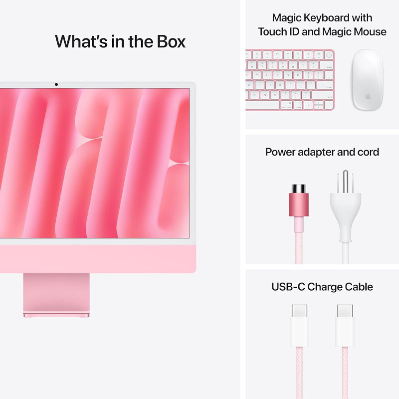 Apple iMac 24" M4 Chip 16/512GB Pink (10C CPU 10C GPU)