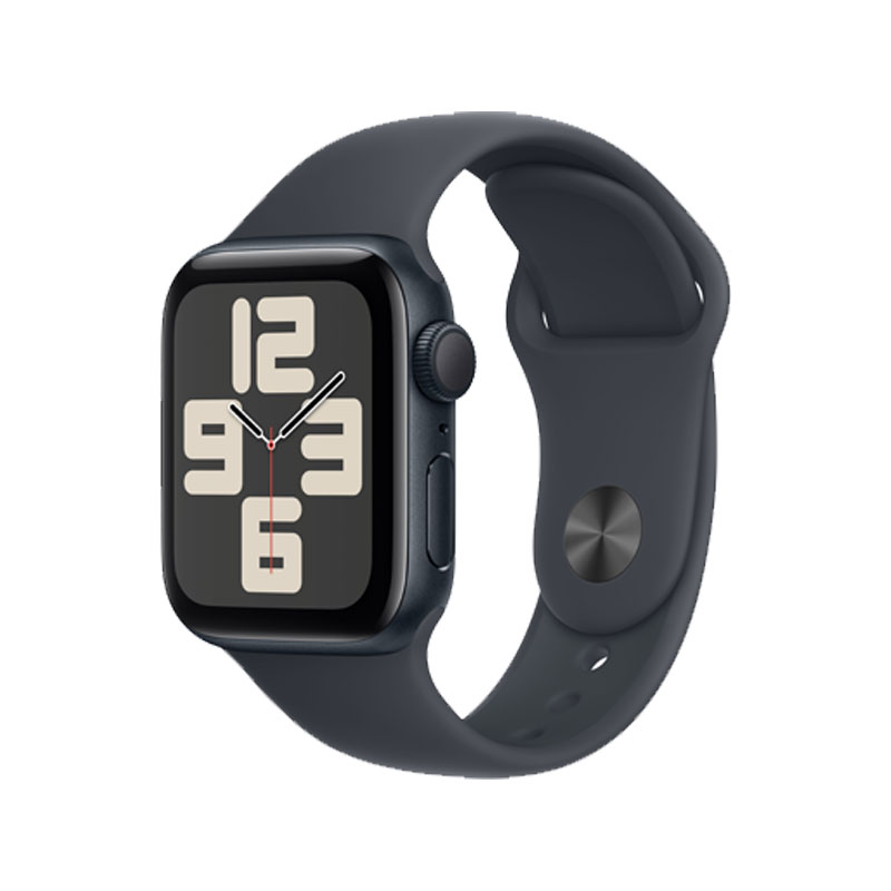 Apple Watch SE 2nd Gen GPS 40mm Case with Midnight Sport Band S/M