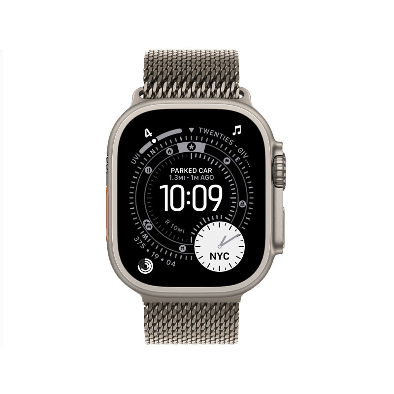 Apple Watch Ultra 3 Titanium Milanese Loop