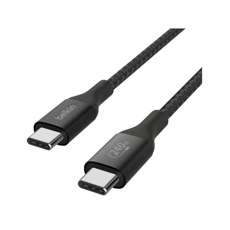 Belkin 240W USB-C to USB-C Braided Cable (2 Meter)