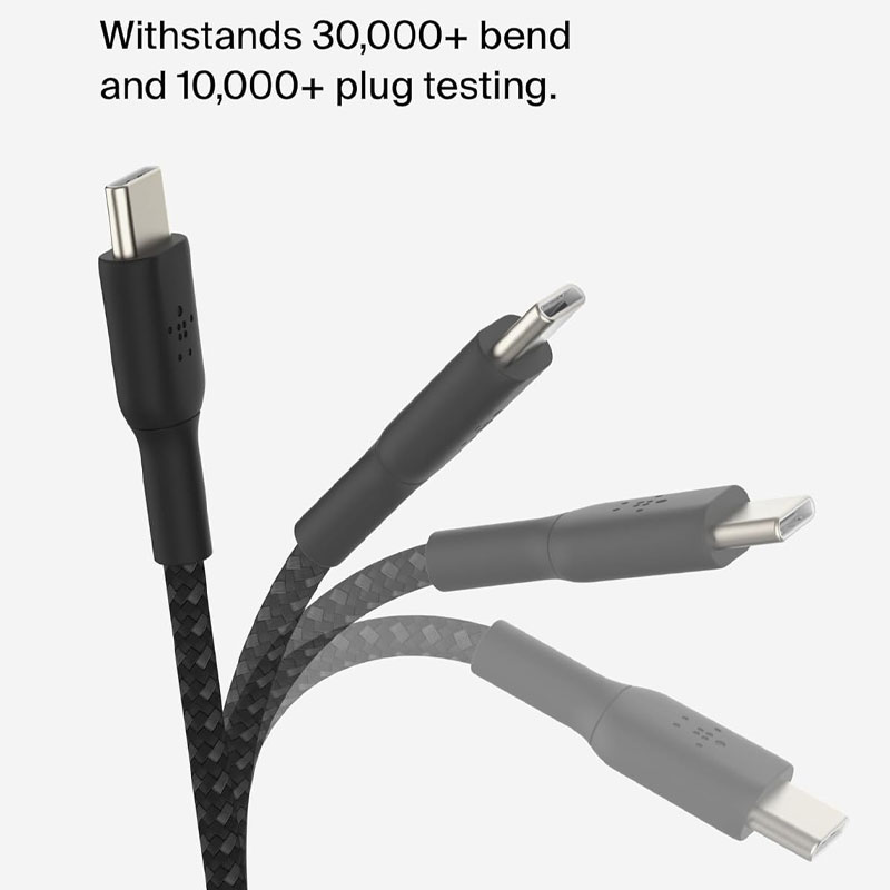Belkin Braided 60W USB-C to USB-C Cable 2M