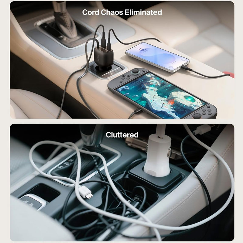 Belkin Retractable Car Charger 75W