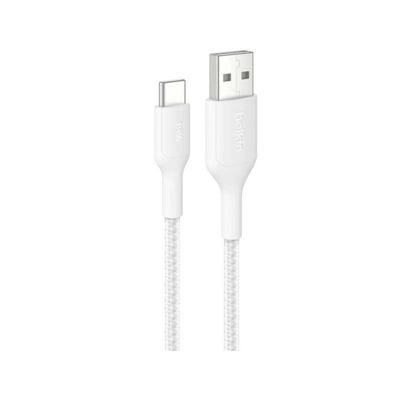 Belkin Braided USB-A to USB-C Cable 15W (1 Meter)