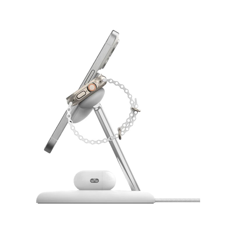 Belkin BoostCharge Pro 15W 3-in-1 Magnetic Wireless Charging Stand