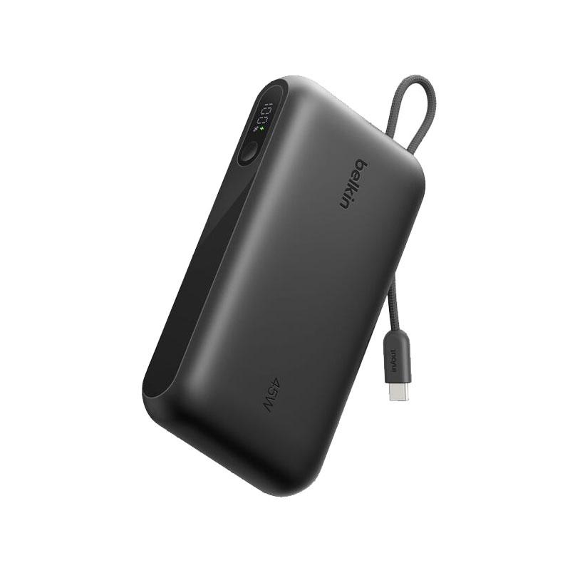 Belkin UltraCharge 20K mAh Power Bank with Integrated Cable and Display