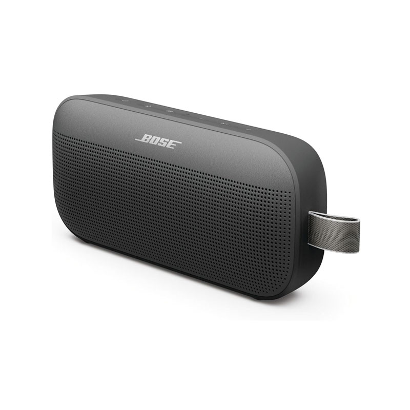 Custodia In Silicone Verde Per Bose SoundLink Flex (1ª E 2ª Gen) | Protezione Antiurto Con Tracolla E Moschettone Metallico