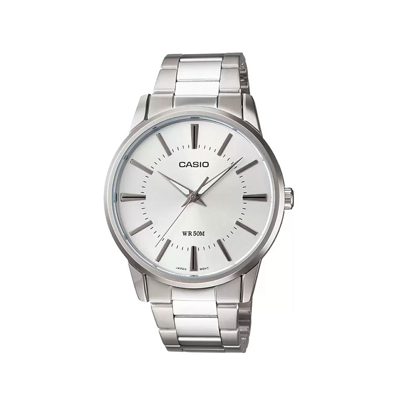 Casio Enticer MTP-1303D-7AVDF Silver Chain Men's Watch 