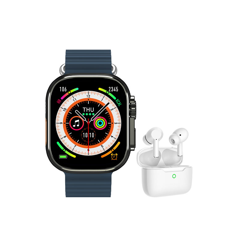 Daniel Klein A8 ULTRA-2 Smart Watch with Earpods