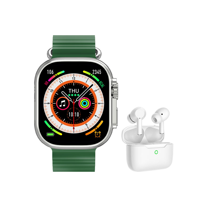 Daniel Klein A8 ULTRA-9 Smart Watch with Earpods
