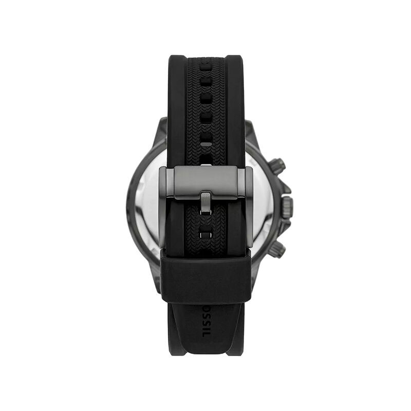Fossil Bannon Multifunction Black Silicone Men’s Watch (BQ2711)