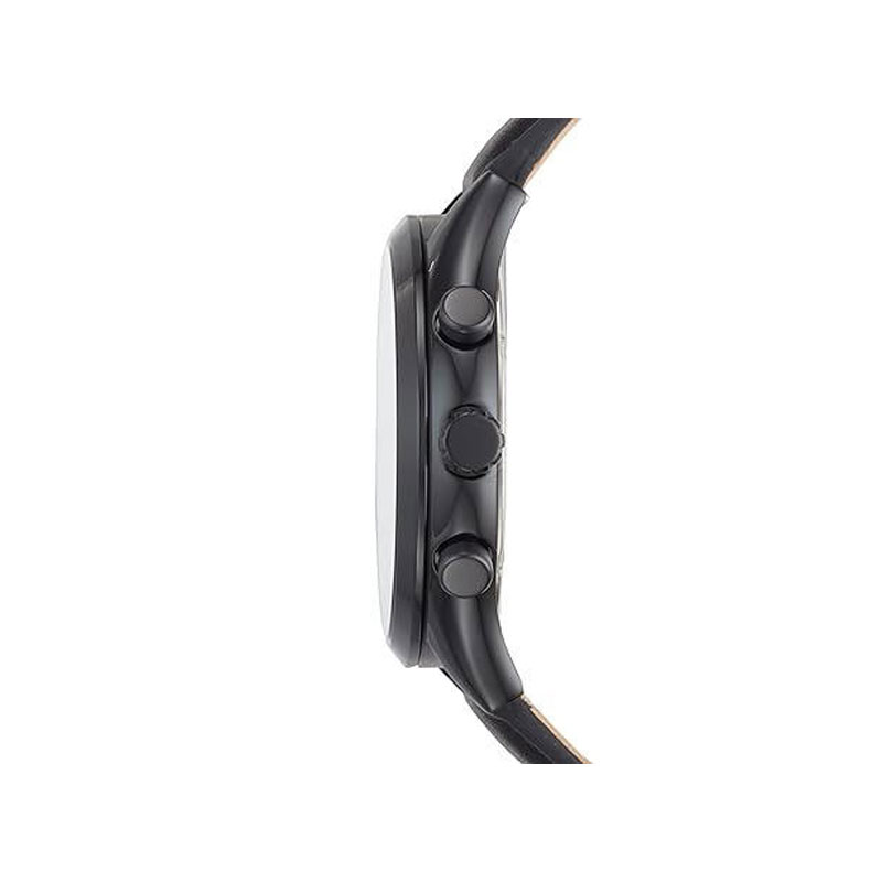 Fossil Fenmore Multifunction Black Leather Men's Watch (BQ2364)