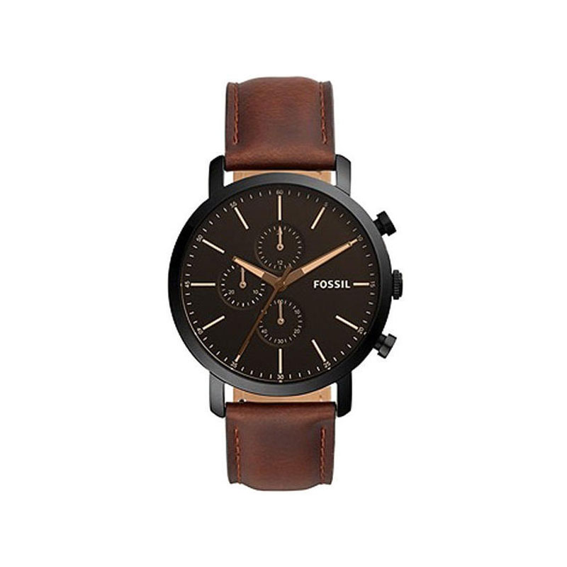 Fossil Luther Chronograph Brown Leather Men’s Watch (BQ2461)