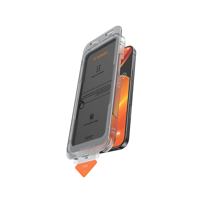 TORRAS Install Master Privacy Screen Protector for iPhone 17 Pro Max/ 16Pro Max