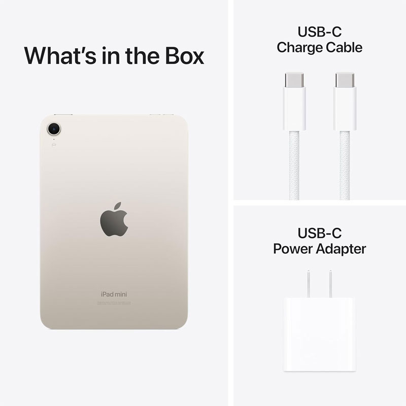 iPad Mini 7 Wi-Fi + Cellular 128GB Starlight