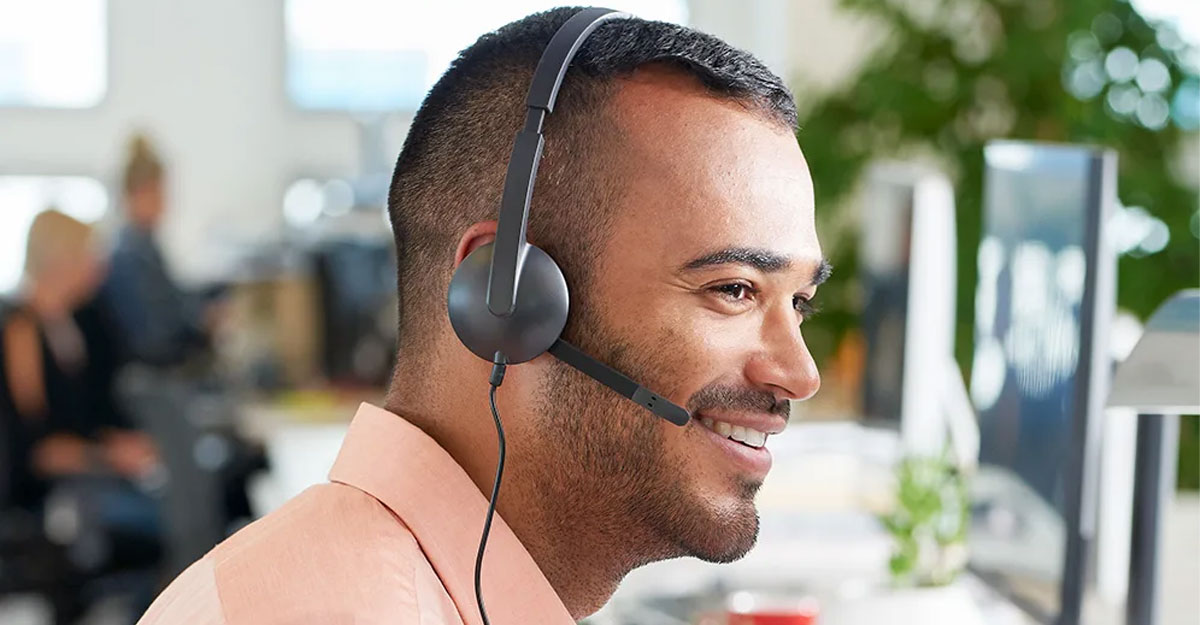 Ear Logitech H340 LOGITECH H340 USB Headset With NOISE CANCELING