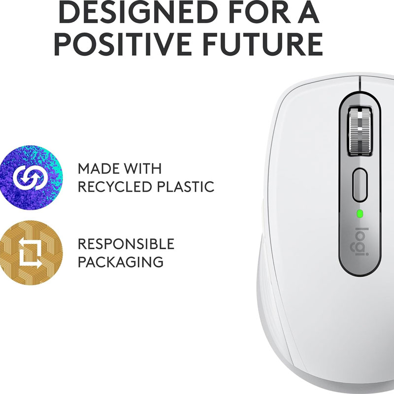 Logitech MX Anywhere 3S Rechargeable Compact Wireless Mouse