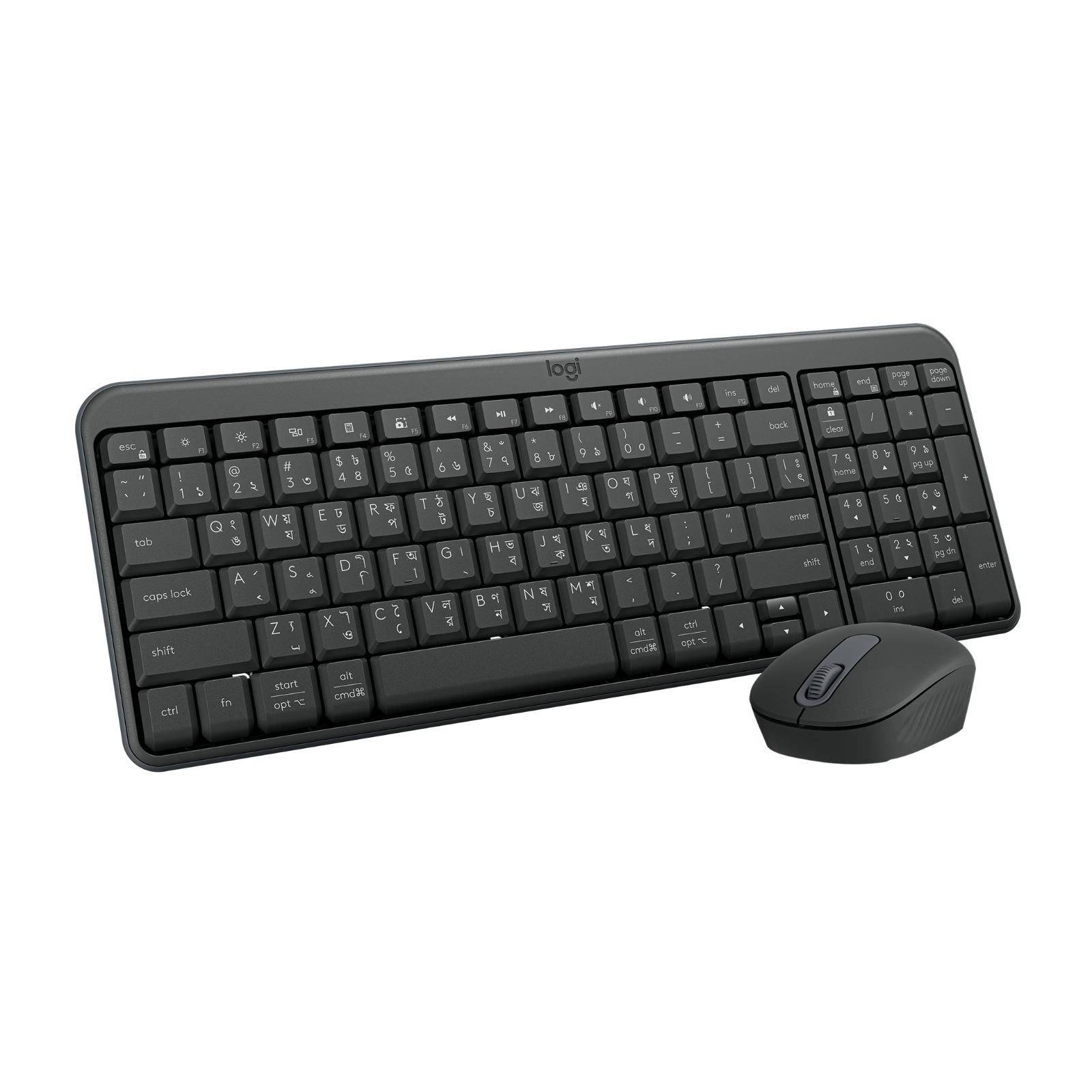 Logitech MK250 Wireless Keyboard Mouse Combo (Bangla)