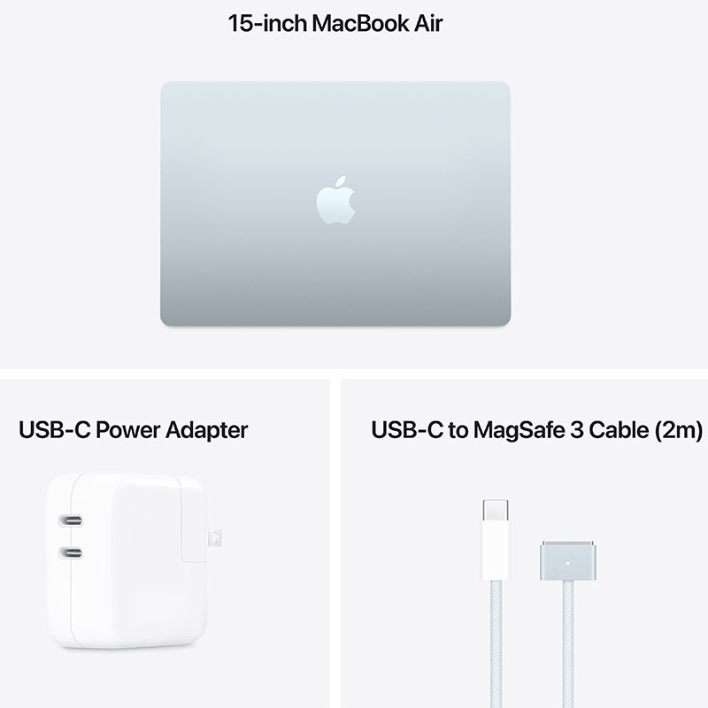 MacBook Air 15" M4 Chip 16/256GB Sky Blue (10C CPU 10C GPU)