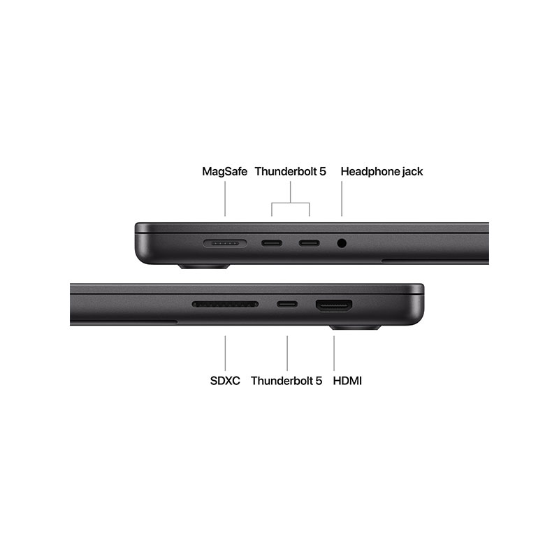 MacBook Pro 14" M4 Chip 24GB/1TB Space Black (10C CPU 10C GPU)