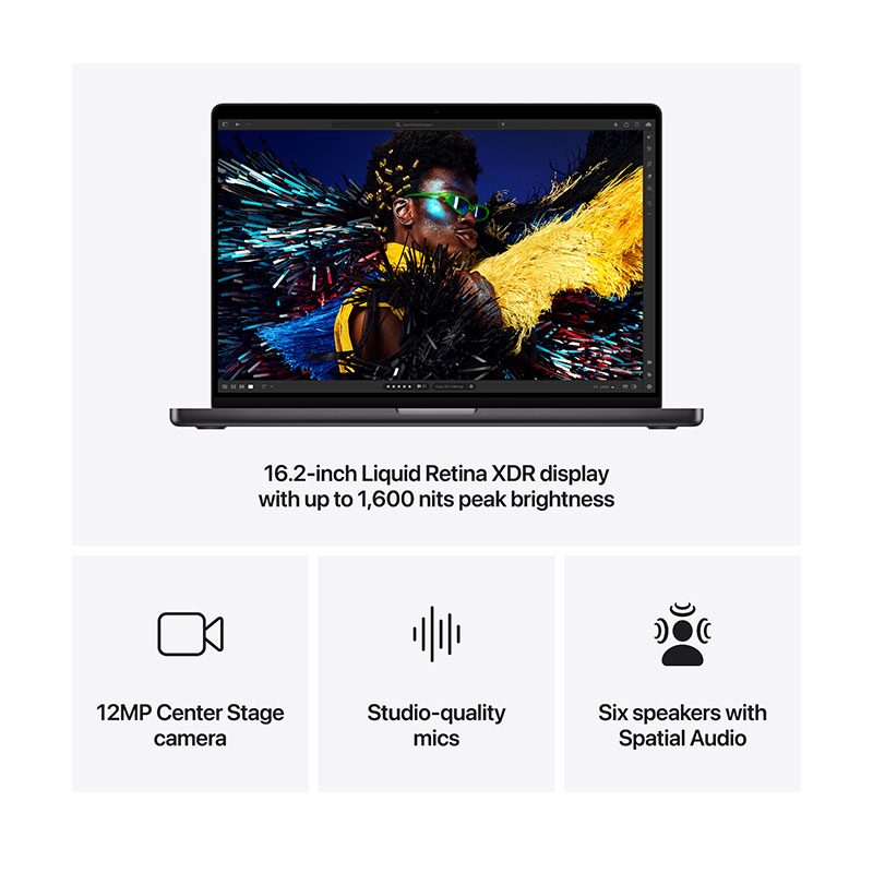 MacBook Pro 14" M4 Chip 24GB/1TB Space Black (10C CPU 10C GPU)