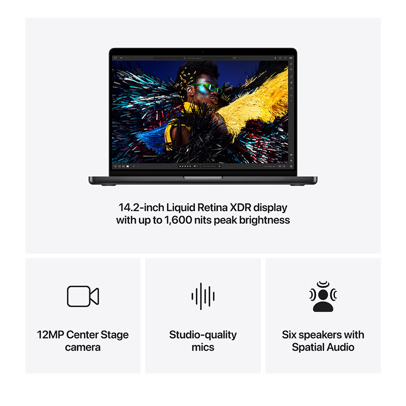 MacBook Pro 14" M4 Pro Chip 24GB/1TB Space Black (14C CPU 20C GPU)