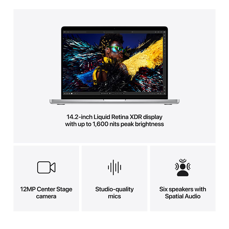 MacBook Pro 14" M4 Pro Chip 24/512GB Silver (12C CPU 16C GPU)