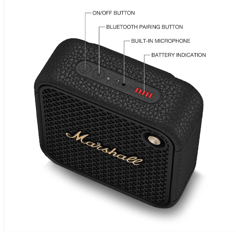 Marshall Willen II Portable Bluetooth Speaker
