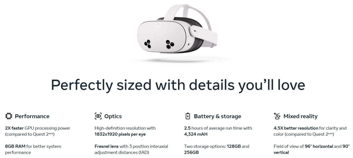 Meta Quest 3S 256GB