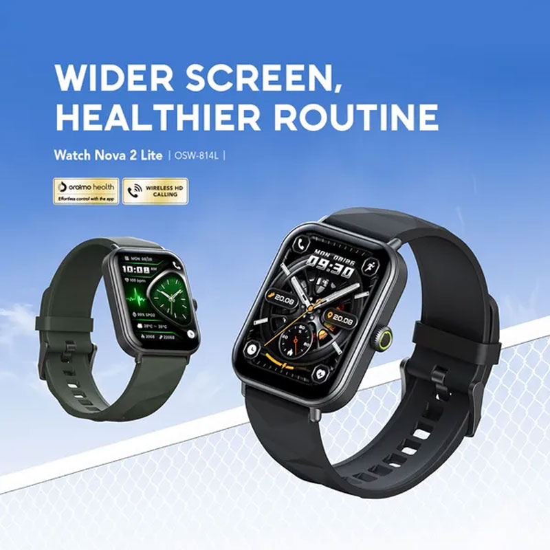 Oraimo Watch Nova 2 Lite 1.93'' AMOLED Display Smart Watch