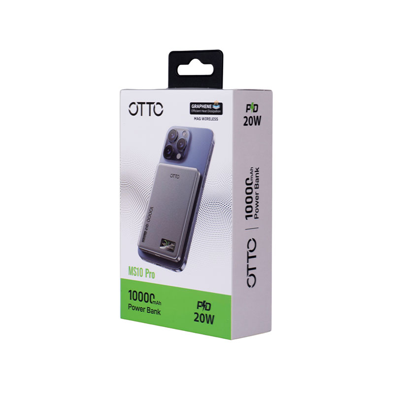 OTTO MS10 Pro PD 20W Mag 10000mAh Wireless Power Bank