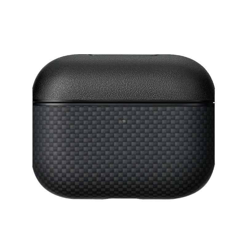 Pitaka Aramid Fiber Magnetic Black/Grey Case For AirPods Pro 3