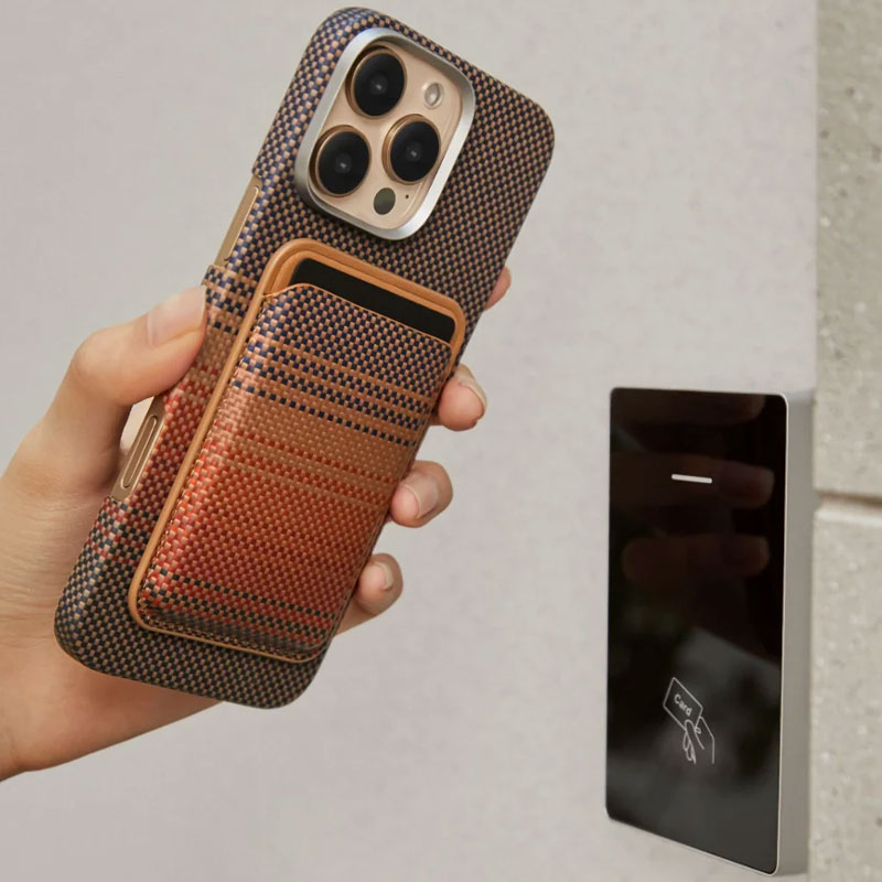 Pitaka Magnetic Woven Wallet Sunset