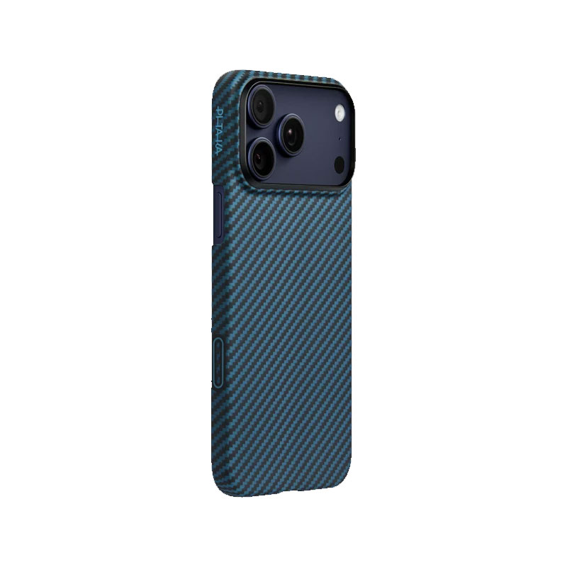 PITAKA Ultra-Slim Black/Blue Case for iPhone 17 Pro Max