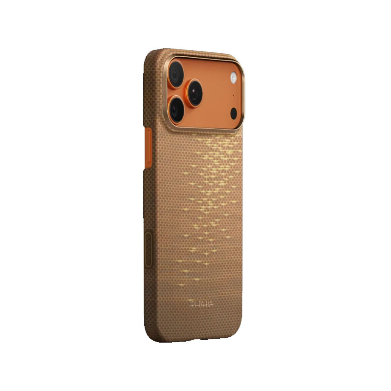 PITAKA Ultra-Slim Golden Glint Case for iPhone 17 Pro Max