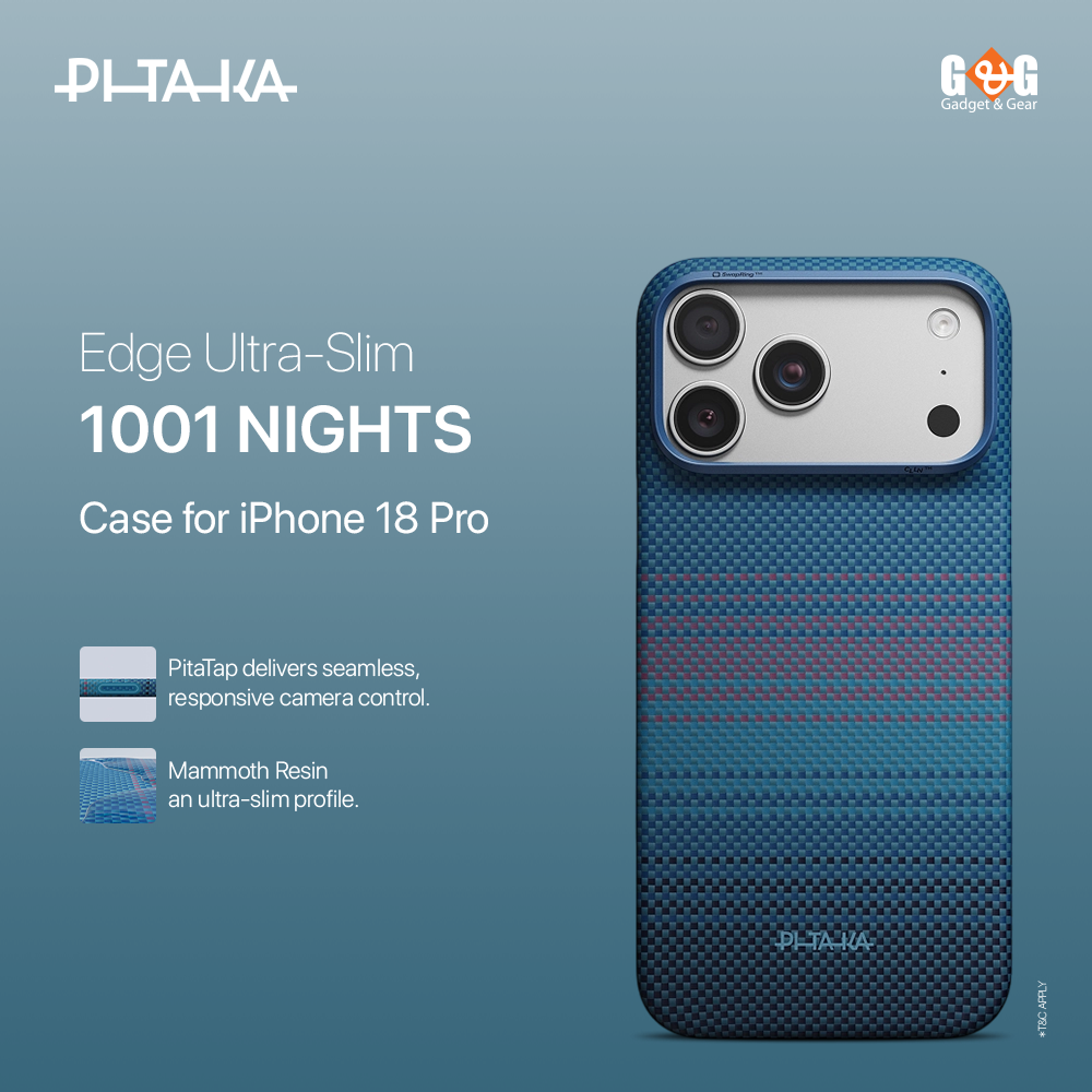 PITAKA Edge Ultra-Slim 1001 Nights Case for iPhone 18 Pro