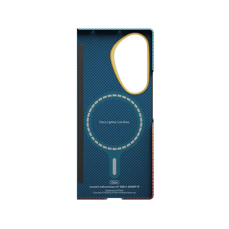 PITAKA Edge Ultra-Slim California Dream-01 Case for Galaxy Z fold 8 Ultra