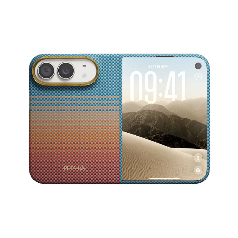 PITAKA Edge Ultra-Slim California Dream-01 Case for iPhone Duo