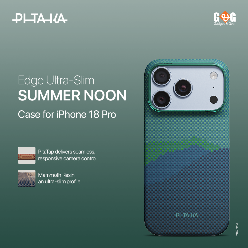 PITAKA Edge Ultra-Slim Summer Noon Case for iPhone 18 Pro