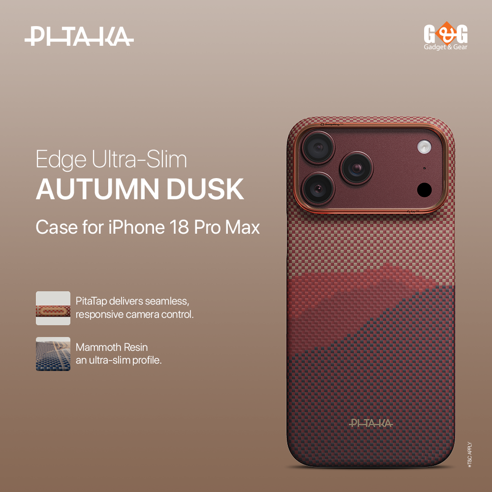 PITAKA Edge Ultra-Slim Autumn Dusk Case for iPhone 18 Pro Max