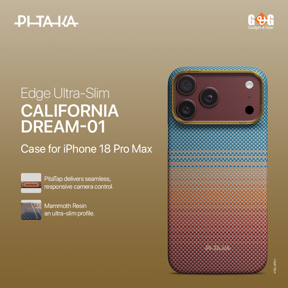 PITAKA Edge Ultra-Slim California Dream-01 Case for iPhone 18 Pro Max
